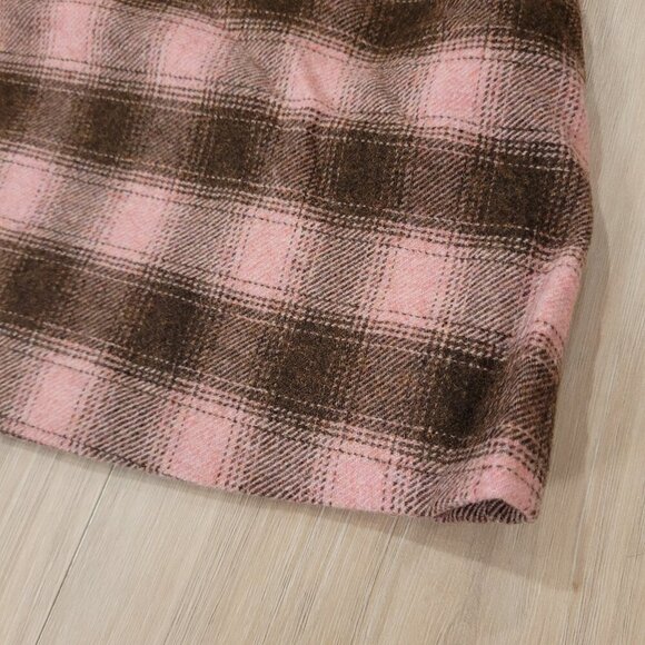 WILFRED | Aritzia Classic Mini Skirt Plaid Wool Cashmere | Sz. 2 - Picture 7 of 11